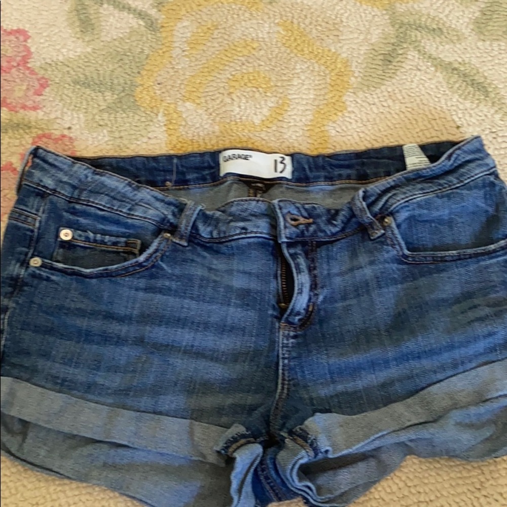 Garage jean shorts